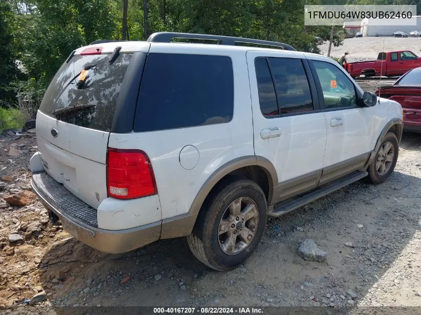 2003 Ford Explorer Eddie Bauer VIN: 1FMDU64W83UB62460 Lot: 40167207