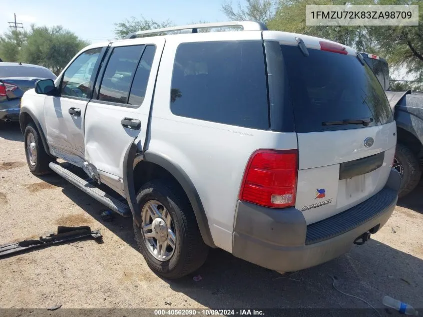 2003 Ford Explorer Xls/Xls Sport VIN: 1FMZU72K83ZA98709 Lot: 40562090