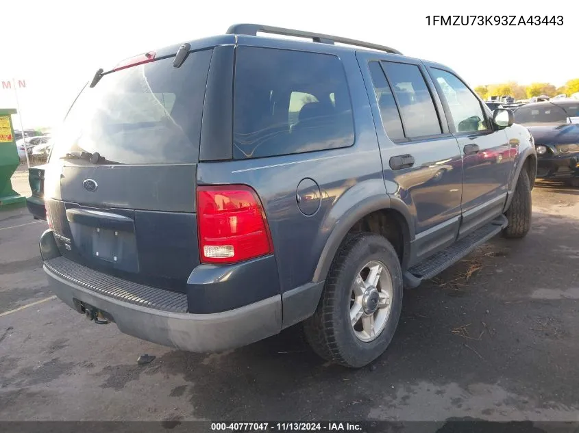 1FMZU73K93ZA43443 2003 Ford Explorer Nbx/Xlt