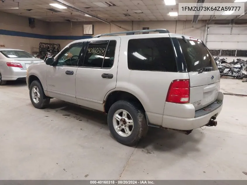 2004 Ford Explorer Nbx/Xlt VIN: 1FMZU73K64ZA59777 Lot: 40160318