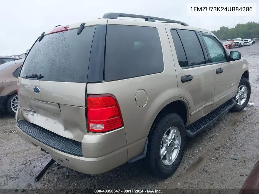 2004 Ford Explorer Nbx/Xlt VIN: 1FMZU73K24UB84286 Lot: 40350547