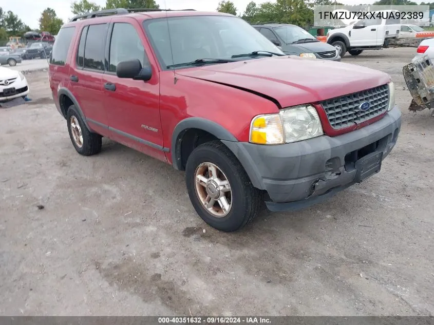 1FMZU72KX4UA92389 2004 Ford Explorer Xls