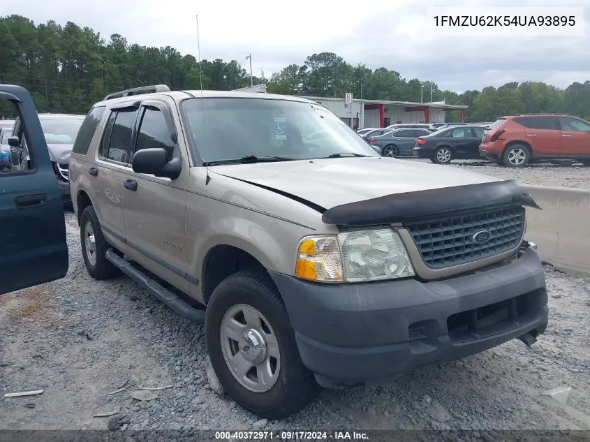 2004 Ford Explorer Xls VIN: 1FMZU62K54UA93895 Lot: 40372971