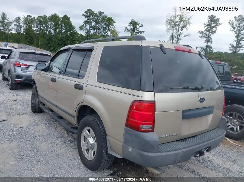 2004 Ford Explorer Xls VIN: 1FMZU62K54UA93895 Lot: 40372971