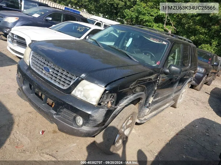 2004 Ford Explorer Xlt VIN: 1FMZU63K34UC25566 Lot: 40382707