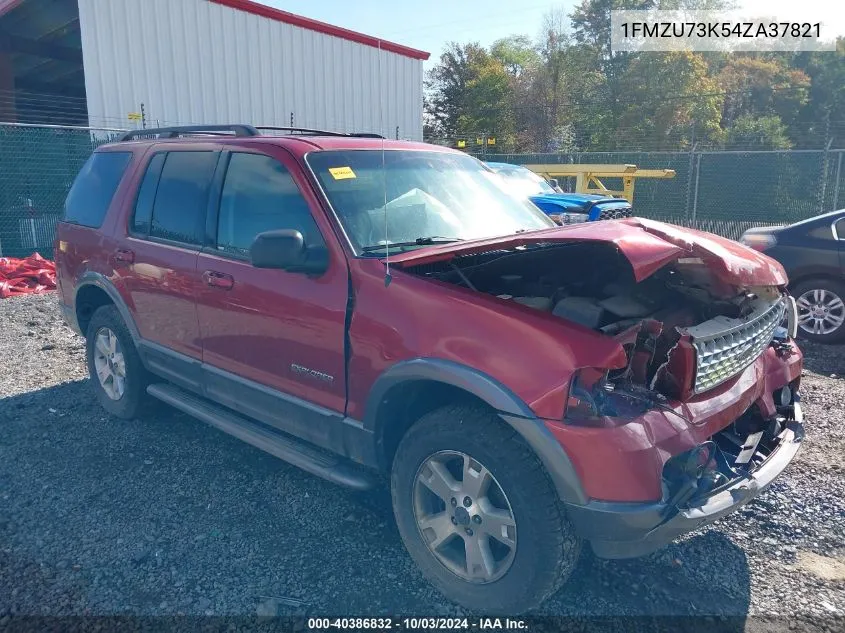 2004 Ford Explorer Nbx/Xlt VIN: 1FMZU73K54ZA37821 Lot: 40386832