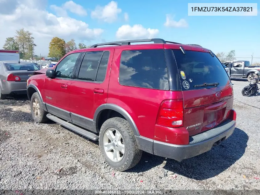 2004 Ford Explorer Nbx/Xlt VIN: 1FMZU73K54ZA37821 Lot: 40386832