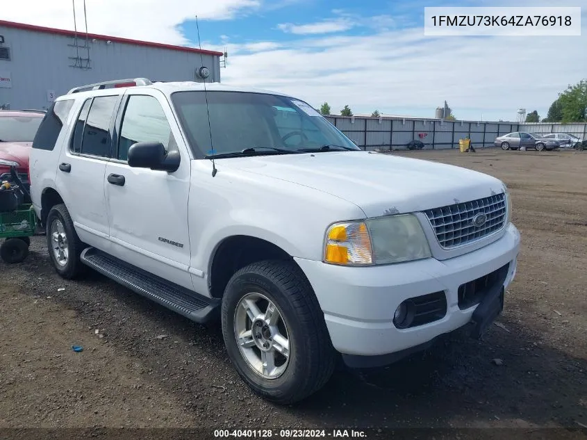 2004 Ford Explorer Nbx/Xlt VIN: 1FMZU73K64ZA76918 Lot: 40401128