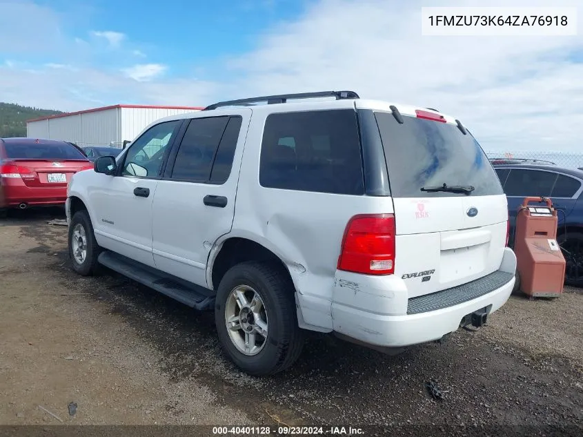 2004 Ford Explorer Nbx/Xlt VIN: 1FMZU73K64ZA76918 Lot: 40401128