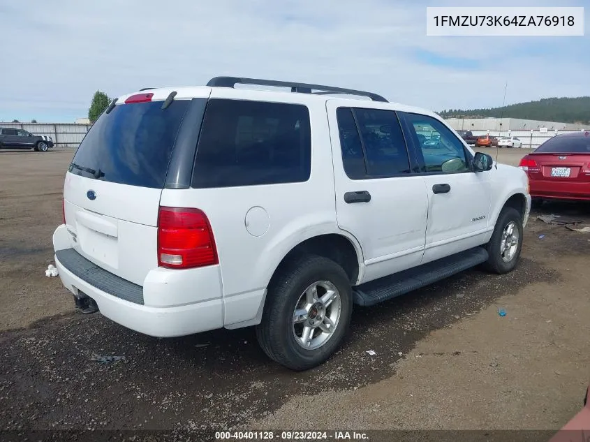 2004 Ford Explorer Nbx/Xlt VIN: 1FMZU73K64ZA76918 Lot: 40401128