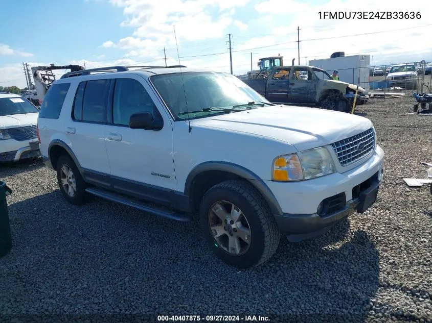 2004 Ford Explorer Nbx/Xlt VIN: 1FMDU73E24ZB33636 Lot: 40407875