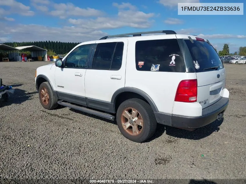 2004 Ford Explorer Nbx/Xlt VIN: 1FMDU73E24ZB33636 Lot: 40407875