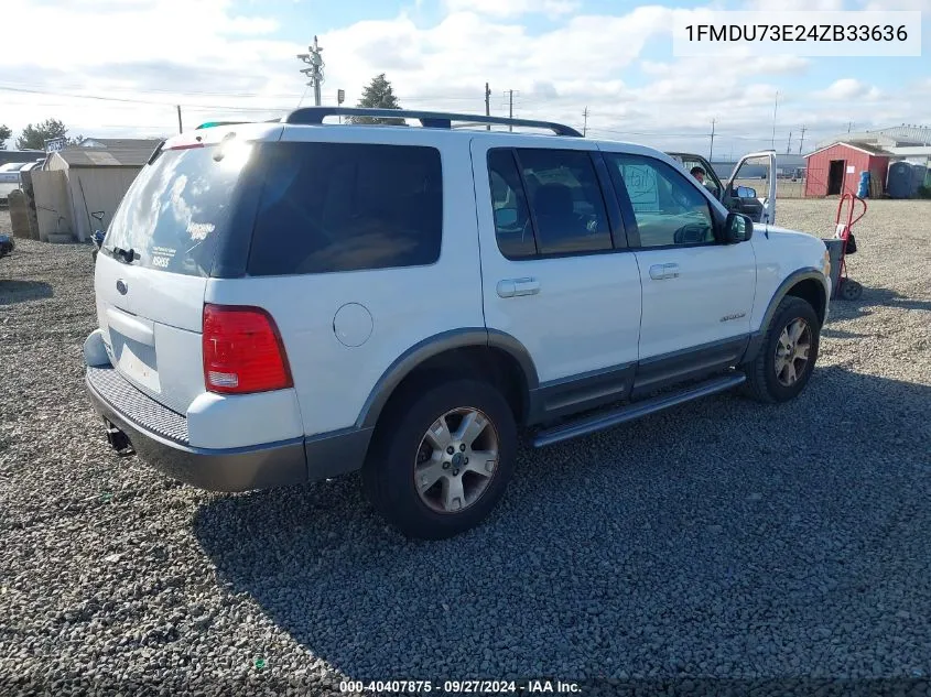 2004 Ford Explorer Nbx/Xlt VIN: 1FMDU73E24ZB33636 Lot: 40407875