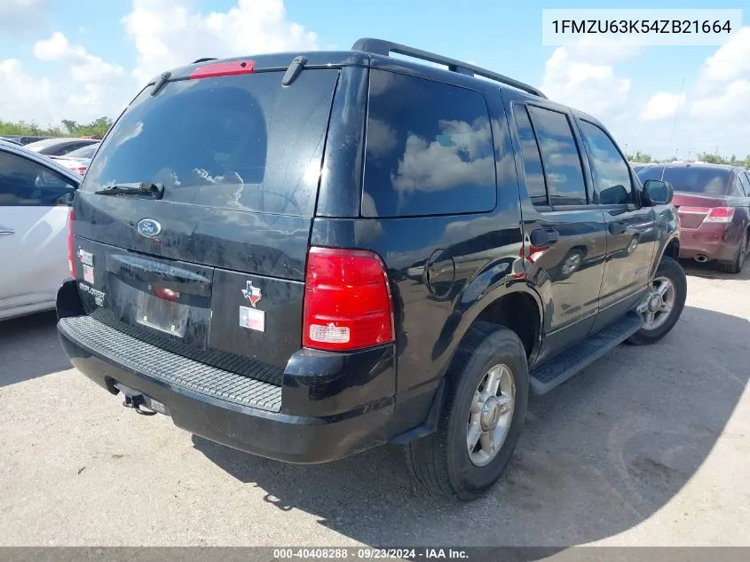 2004 Ford Explorer Xlt VIN: 1FMZU63K54ZB21664 Lot: 40408288