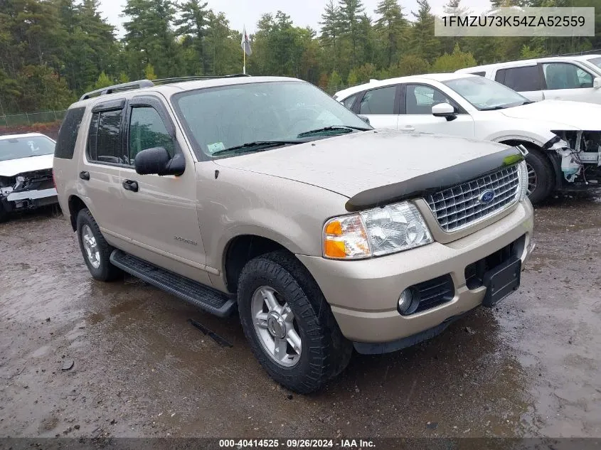 2004 Ford Explorer Nbx/Xlt VIN: 1FMZU73K54ZA52559 Lot: 40414525