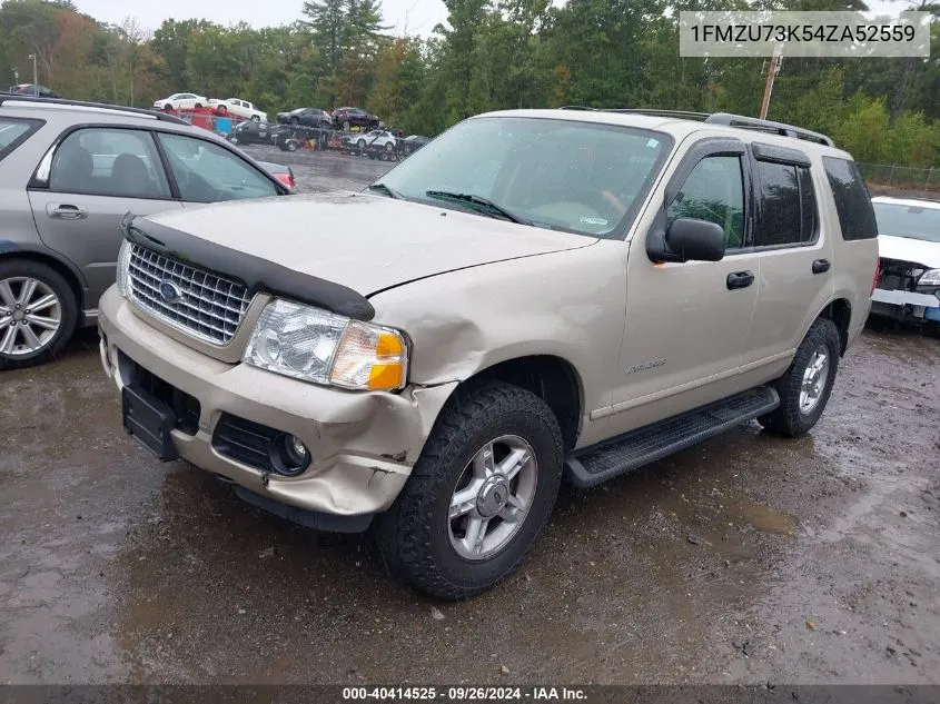 2004 Ford Explorer Nbx/Xlt VIN: 1FMZU73K54ZA52559 Lot: 40414525