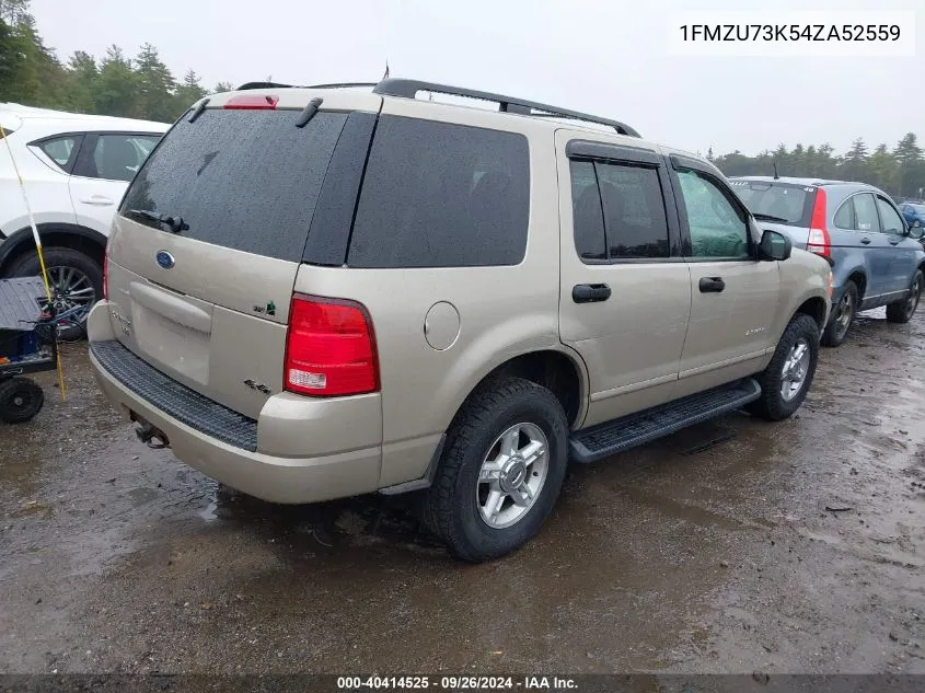 2004 Ford Explorer Nbx/Xlt VIN: 1FMZU73K54ZA52559 Lot: 40414525