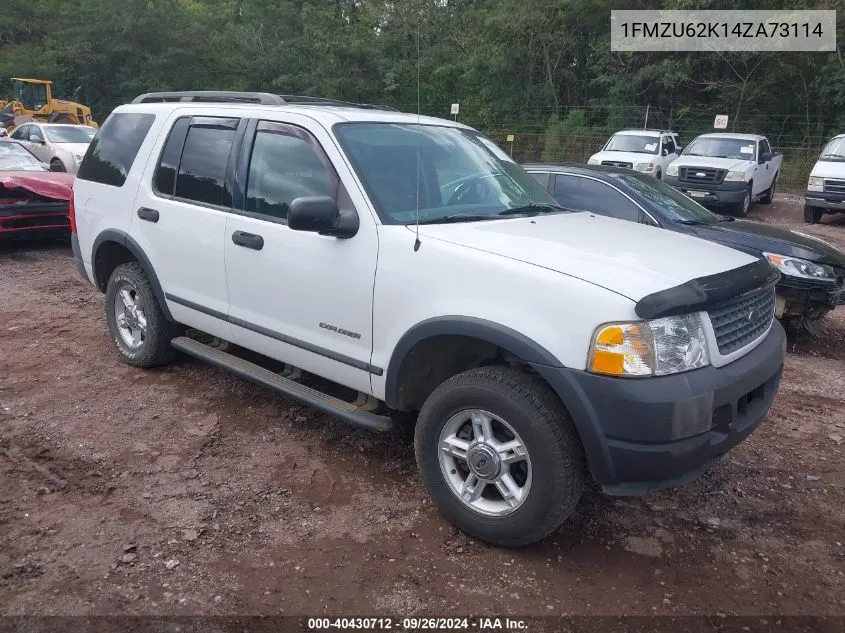 2004 Ford Explorer Xls VIN: 1FMZU62K14ZA73114 Lot: 40430712