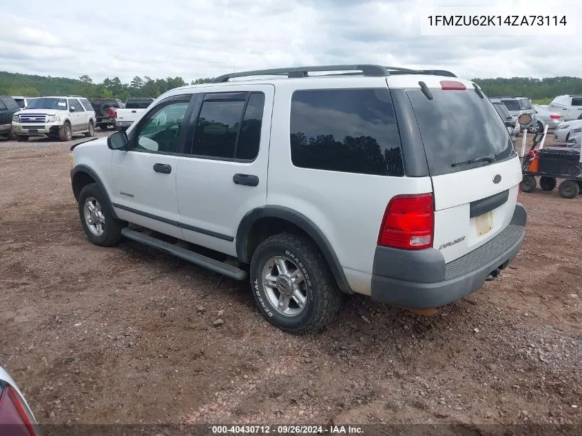 2004 Ford Explorer Xls VIN: 1FMZU62K14ZA73114 Lot: 40430712