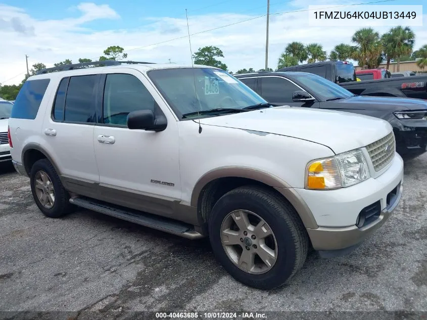 2004 Ford Explorer Eddie Bauer VIN: 1FMZU64K04UB13449 Lot: 40463685