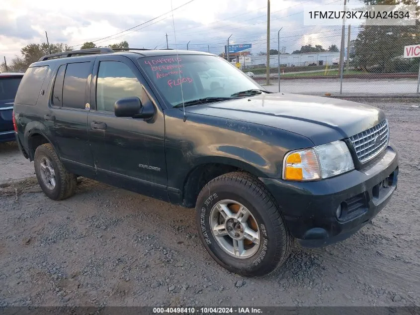 2004 Ford Explorer Nbx/Xlt VIN: 1FMZU73K74UA24534 Lot: 40498410