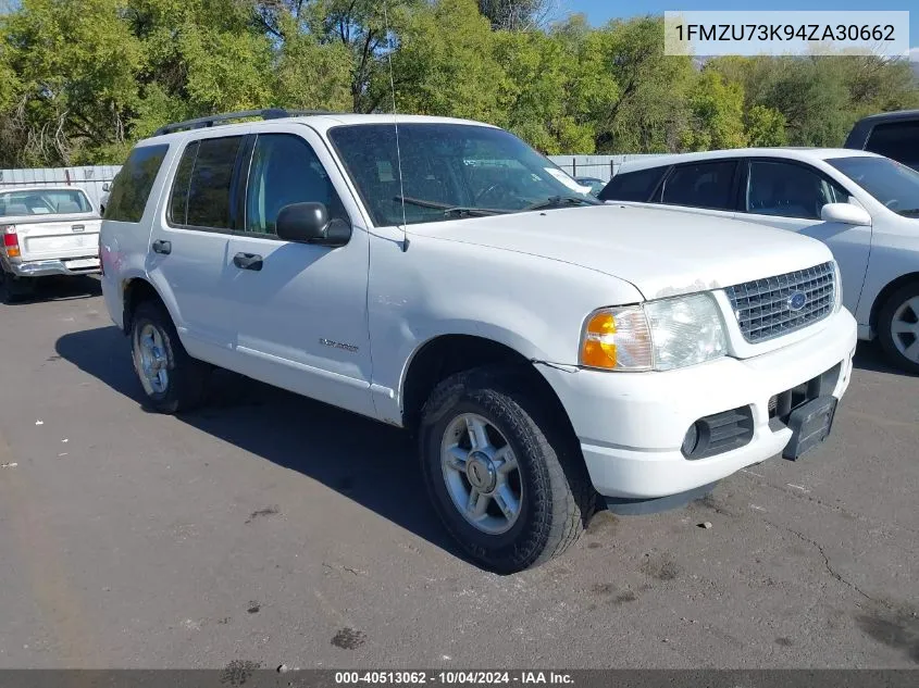 2004 Ford Explorer Nbx/Xlt VIN: 1FMZU73K94ZA30662 Lot: 40513062