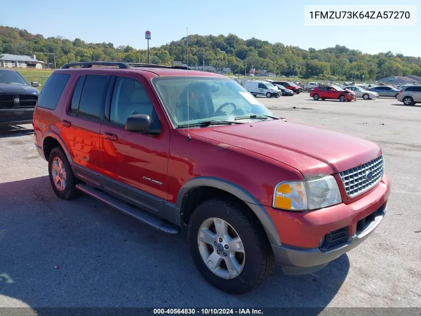 2004 Ford Explorer Nbx/Xlt VIN: 1FMZU73K64ZA57270 Lot: 40564830