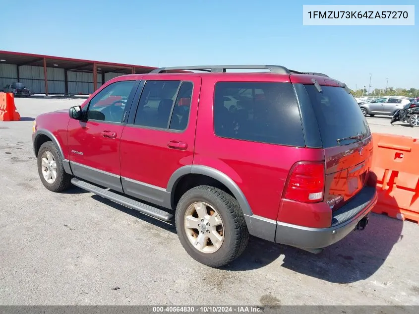 2004 Ford Explorer Nbx/Xlt VIN: 1FMZU73K64ZA57270 Lot: 40564830