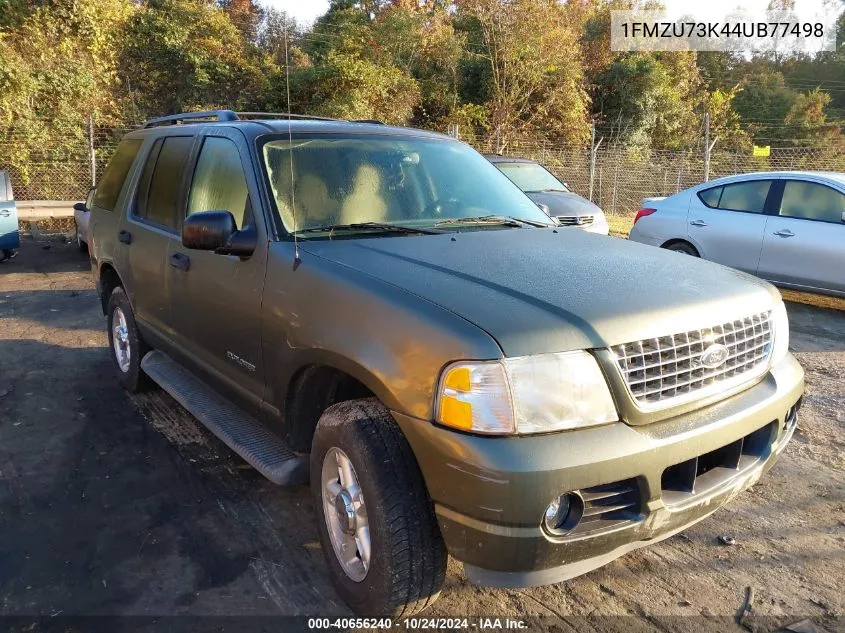 2004 Ford Explorer Xlt/Xlt Sport/Nbx VIN: 1FMZU73K44UB77498 Lot: 40656240