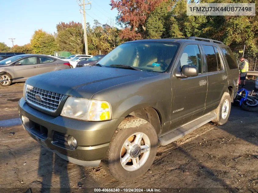 2004 Ford Explorer Xlt/Xlt Sport/Nbx VIN: 1FMZU73K44UB77498 Lot: 40656240