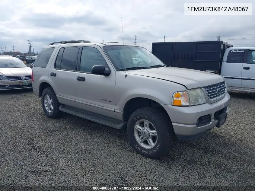 2004 Ford Explorer Nbx/Xlt VIN: 1FMZU73K84ZA48067 Lot: 40657707