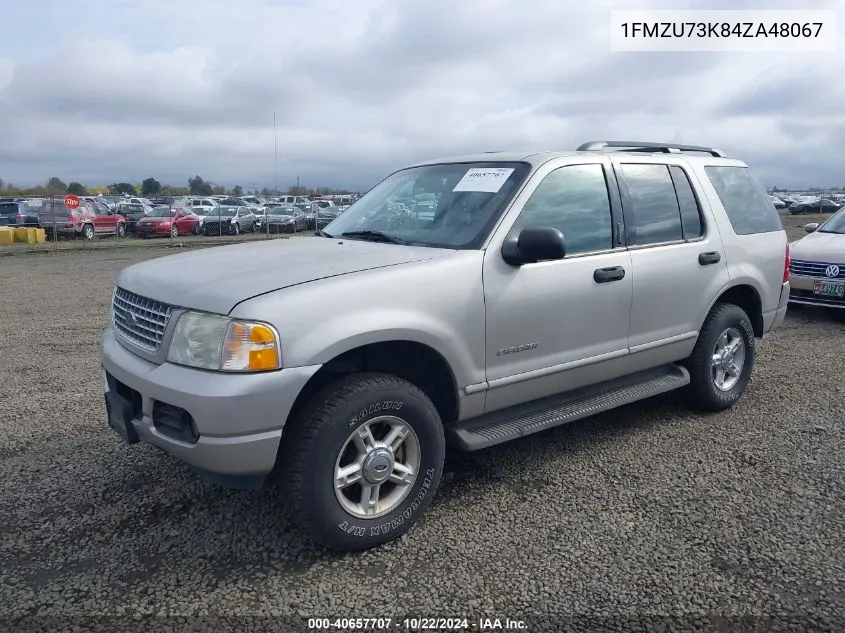 2004 Ford Explorer Nbx/Xlt VIN: 1FMZU73K84ZA48067 Lot: 40657707