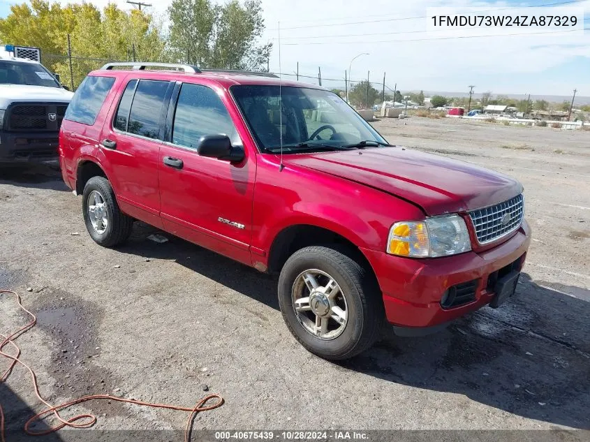 2004 Ford Explorer Xlt/Xlt Sport/Nbx VIN: 1FMDU73W24ZA87329 Lot: 40675439