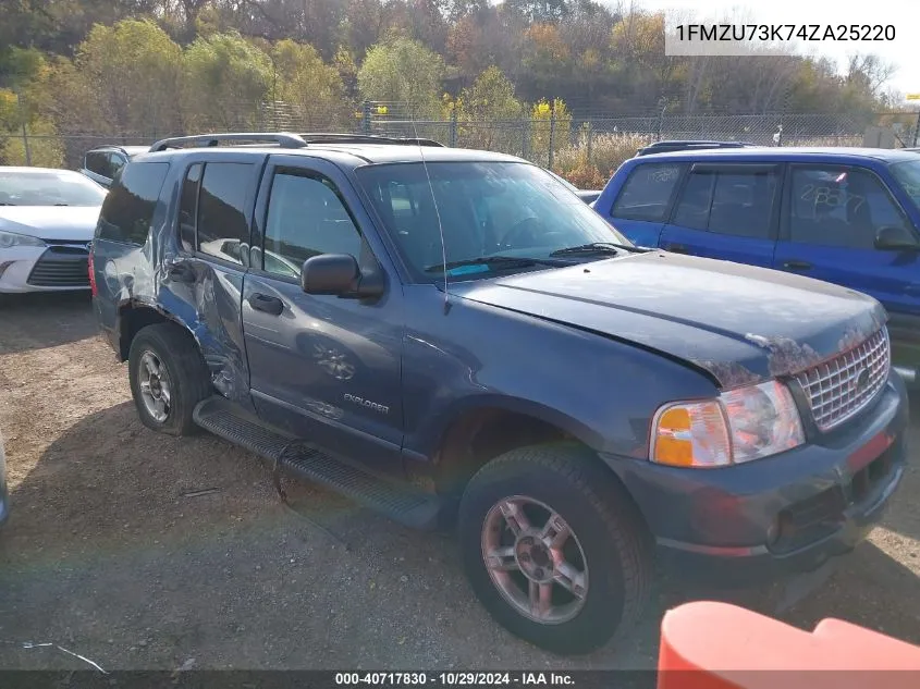 2004 Ford Explorer Nbx/Xlt VIN: 1FMZU73K74ZA25220 Lot: 40717830