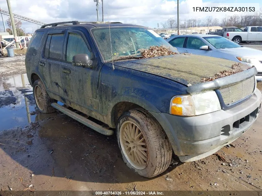 2004 Ford Explorer Xls VIN: 1FMZU72K84ZA30153 Lot: 40754326