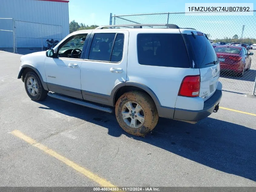 1FMZU63K74UB07892 2004 Ford Explorer Xlt