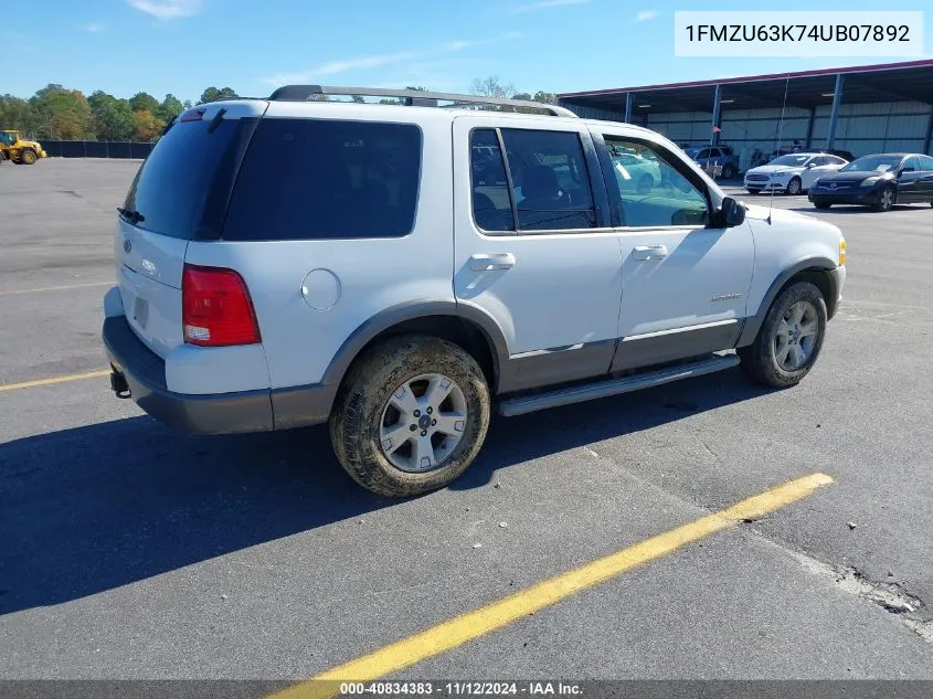 1FMZU63K74UB07892 2004 Ford Explorer Xlt