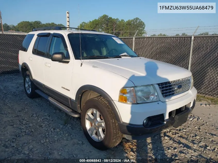 2005 Ford Explorer Xlt/Xlt Sport VIN: 1FMZU63W55UA68479 Lot: 40068843