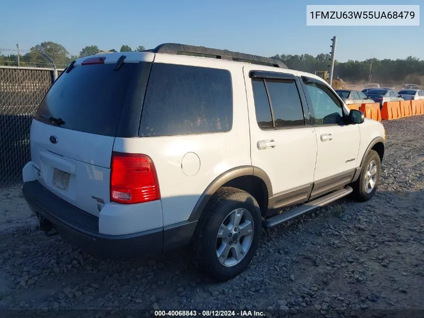 2005 Ford Explorer Xlt/Xlt Sport VIN: 1FMZU63W55UA68479 Lot: 40068843