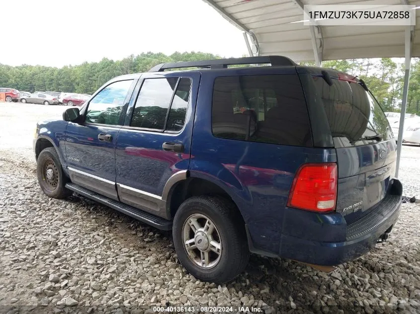 2005 Ford Explorer Xlt/Xlt Sport VIN: 1FMZU73K75UA72858 Lot: 40136143