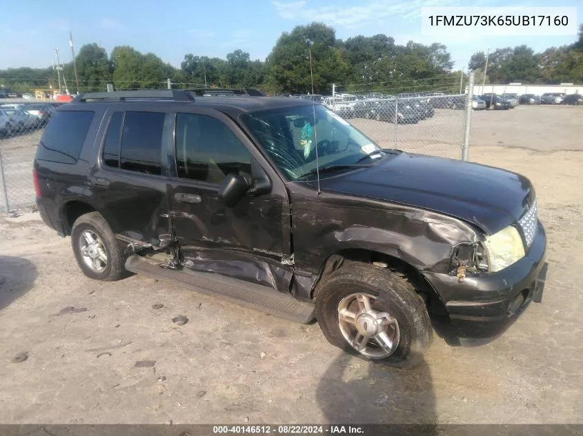 2005 Ford Explorer Xlt/Xlt Sport VIN: 1FMZU73K65UB17160 Lot: 40146512