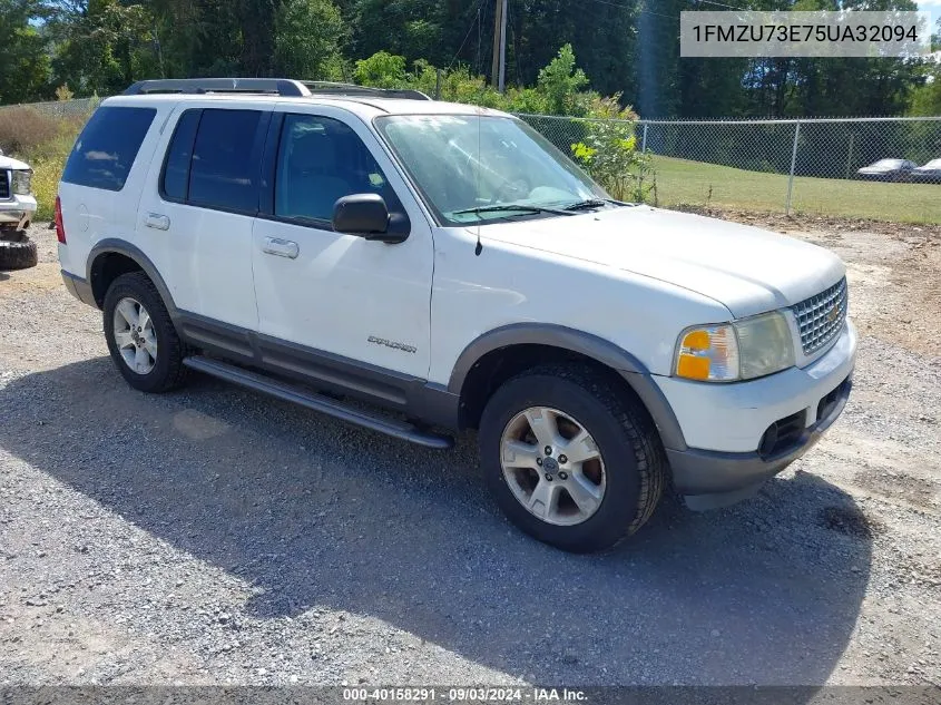 2005 Ford Explorer Xlt/Xlt Sport VIN: 1FMZU73E75UA32094 Lot: 40158291