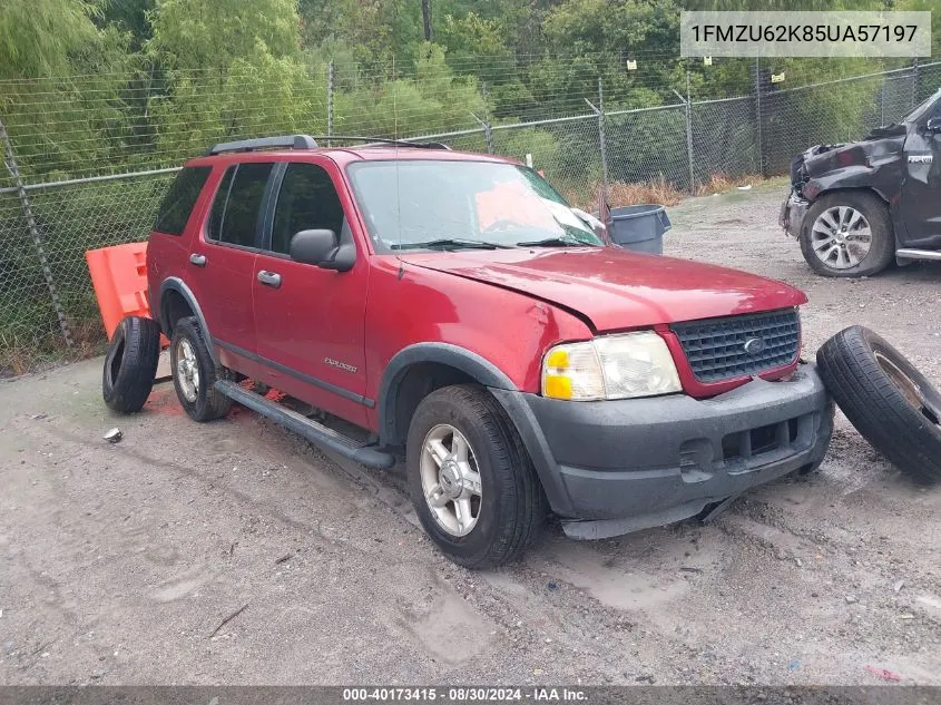 2005 Ford Explorer Xls/Xls Sport VIN: 1FMZU62K85UA57197 Lot: 40173415