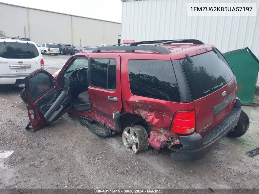 2005 Ford Explorer Xls/Xls Sport VIN: 1FMZU62K85UA57197 Lot: 40173415