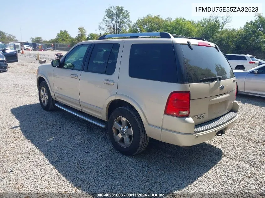 2005 Ford Explorer Limited VIN: 1FMDU75E55ZA32623 Lot: 40281603