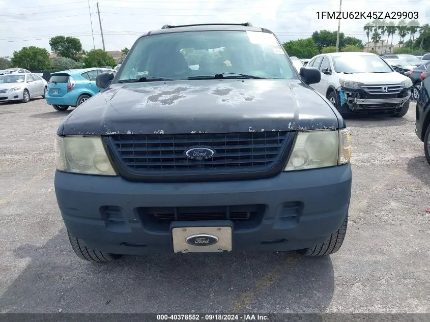 2005 Ford Explorer Xls/Xls Sport VIN: 1FMZU62K45ZA29903 Lot: 40378552