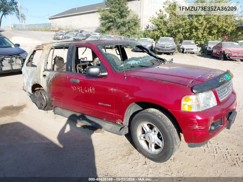 2005 Ford Explorer Xlt/Xlt Sport VIN: 1FMZU73E35ZA36209 Lot: 40426169