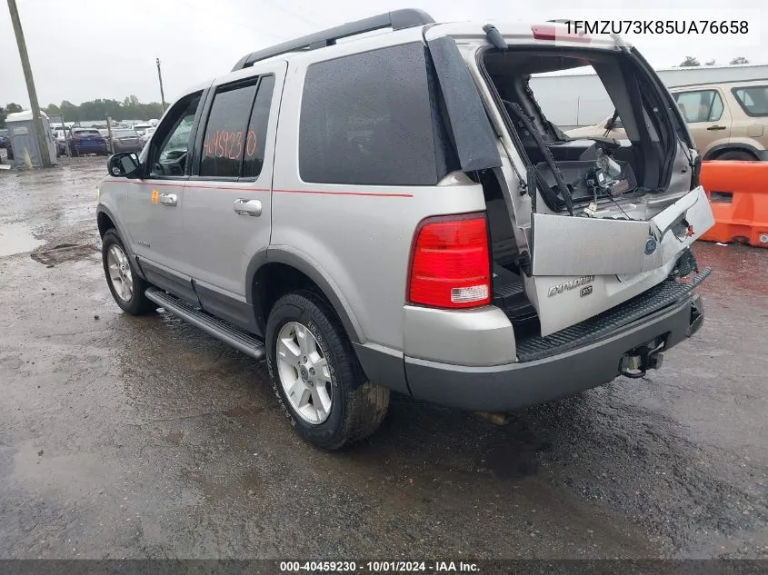 2005 Ford Explorer Xlt/Xlt Sport VIN: 1FMZU73K85UA76658 Lot: 40459230