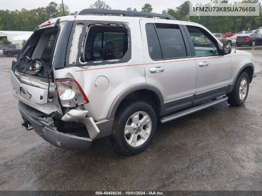 2005 Ford Explorer Xlt/Xlt Sport VIN: 1FMZU73K85UA76658 Lot: 40459230