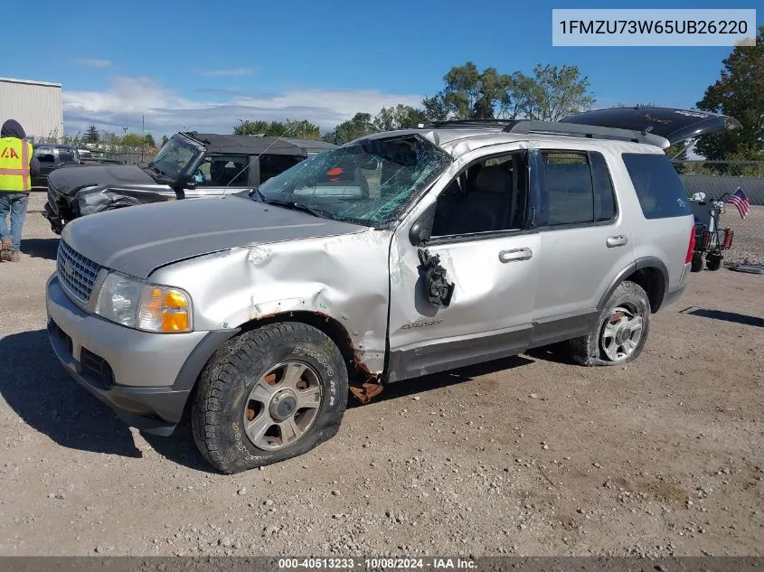 2005 Ford Explorer Xlt/Xlt Sport/Nbx VIN: 1FMZU73W65UB26220 Lot: 40513233